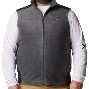 Columbia Men's Charcoal Fleece Vest